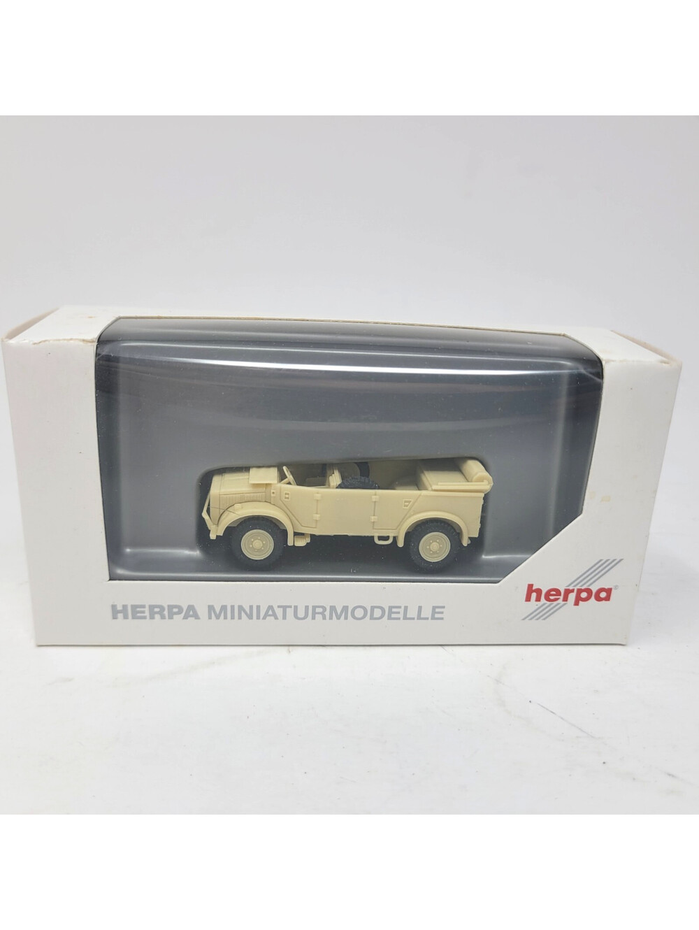 Herpa 740326 HO 1:87 Horch 108 Type 40 Heavy Car Open WWII Military Desert Sand